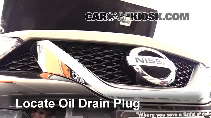 2016 Nissan Maxima SR 3.5L V6 Aceite Cambiar aceite y filtro de aceite
